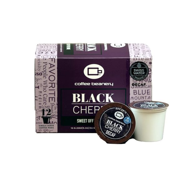 Black Cherry Flavored Decaf Coffee Pods Online Sale